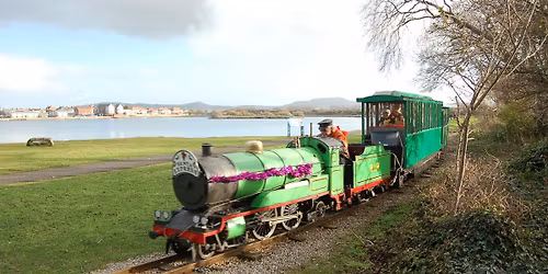 Santa train xmas run in