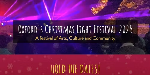 Oxford's Christmas Light Festival 2025