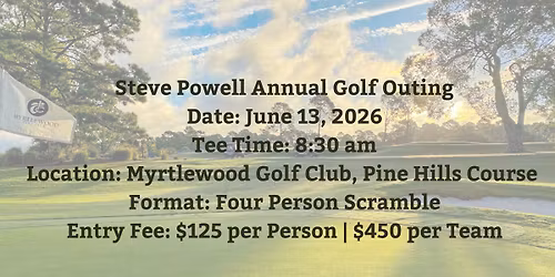 2026 Steve Powell Annual Golf Outing
