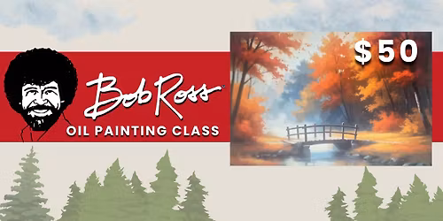 Bob Ross Oil Painting Class