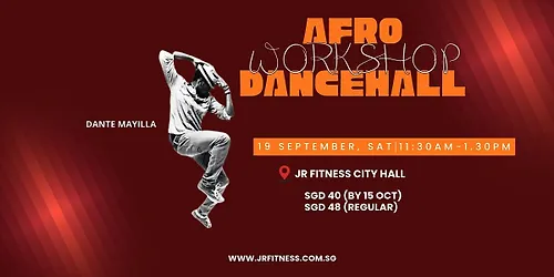 AFRO Dancehall Workshop with Dante Mayilla