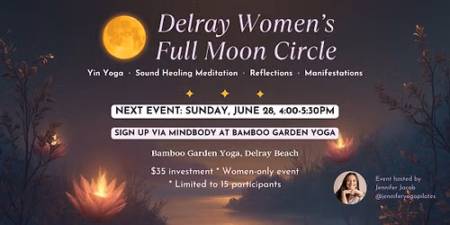 Delray Women's Full Moon Circle (Monthly Event)