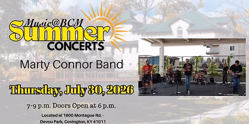 Music@BCM: Marty Connor Band