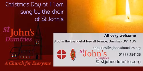 Christmas Service at St John's Church, Dumfries DG1 1LW