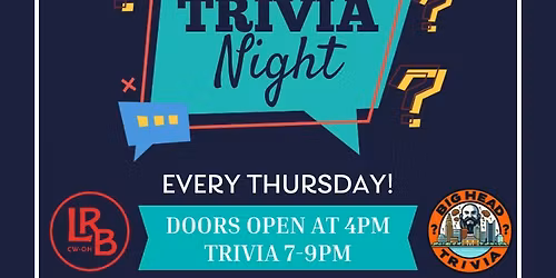 Trivia Every Thursday Night! 