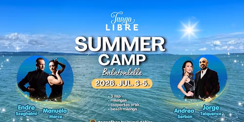 Tango Libre Summer Camp \u2014 2026. j\u00fal. 3-5.