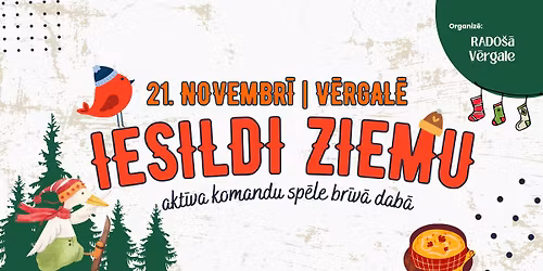 Akt\u012bva komandu sp\u0113le br\u012bv\u0101 dab\u0101 "IESILDI ZIEMU"