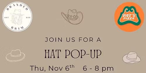 Hat Decorating Pop-up