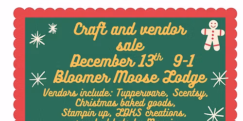 Craft vendor sale