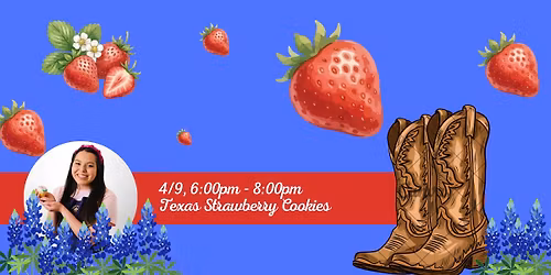 TEXAS (INSPIRED) STRAWBERRY COOKIES