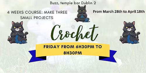 Crochet four weeks course: Make four small projects