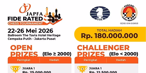 JAPFA FIDE RATED 2026