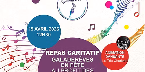 REPAS CARITATIF GALADER\u00caVES EN F\u00caTE
