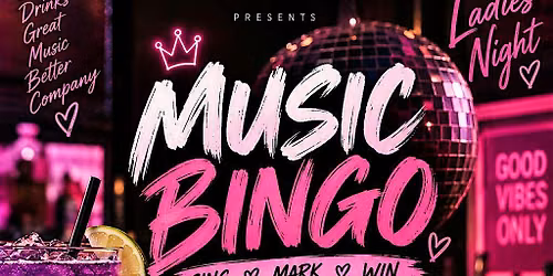 Music Bingo Saturdays at BB Wolf's