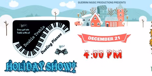 Double Treble Dueling Pianos Holiday Show @ Ballydoyle Downers Grove