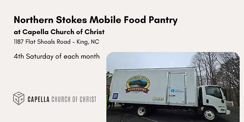 Northern Stokes Mobile Food Pantry at Capella Church of Christ