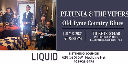 Petunia and The Vipers (21+)