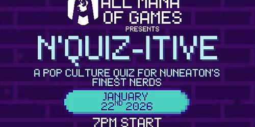 N'quiz-itive | Nerdy Pop Culture Quiz | Janurary 22nd 2026