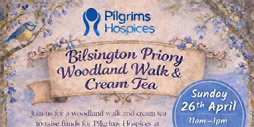 Bilsington Priory Woodland Walk & Cream Tea