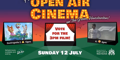 Open-air cinema on The Green
