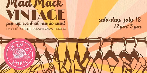 Mad Mack Vintage Pop-Up!