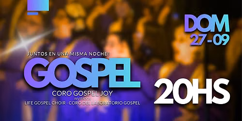 SHOW GOSPEL - Coro Gospel Joy - 20hs