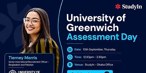 University of Greenwich Assessment Day | StudyIn