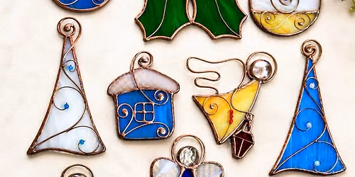 Christmas Ornaments-Stained Glass Class Pick 5