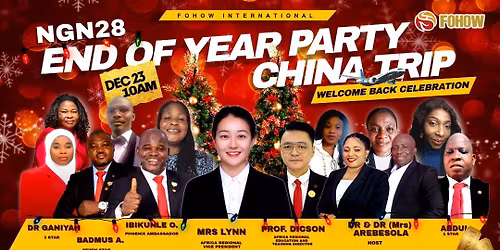 Mega BOS\/End of year party\/ China Trip