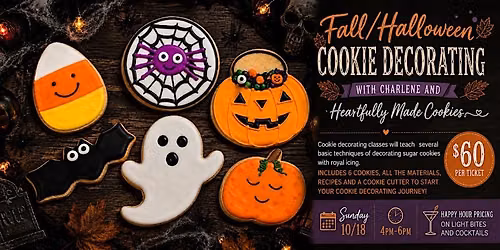 10\/18 Fall\/Halloween Cookie Decorating Class