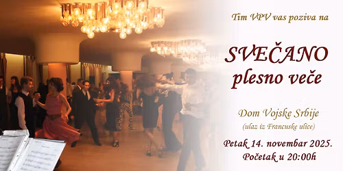 SVE\u010cANO PLESNO VE\u010cE