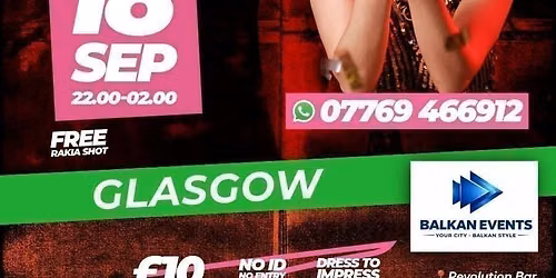 BALKAN Party GLASGOW - Back to Reality