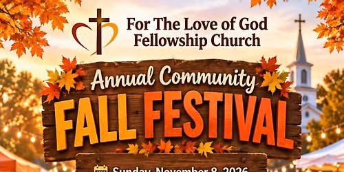 Church Annual community Fall Festival