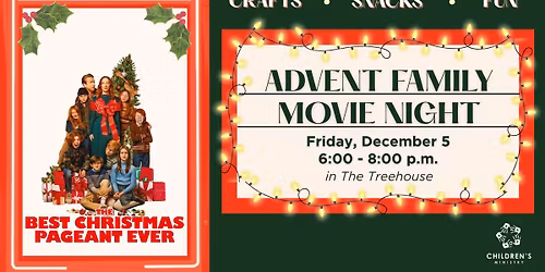 FREE Advent Family Movie Night at St. Luke's UMC