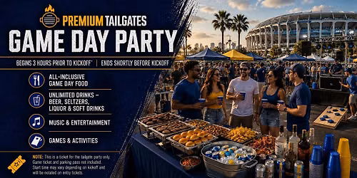 Premium Tailgate Party: Los Angeles Rams vs. Buffalo Bills