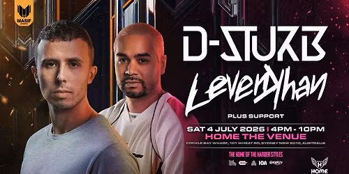 MASIF presents D-STURB and LEVANKHAN @ Home [04.07.2026]