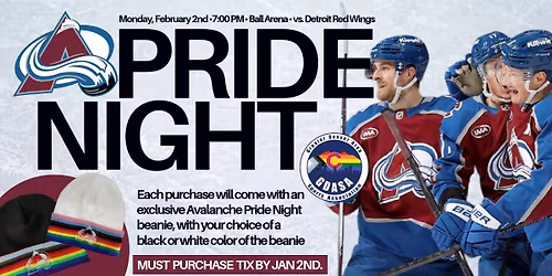 Avs Pride Night