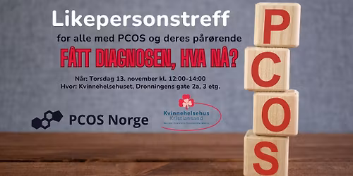 Likepersontreff - F\u00e5tt PCOS diagnosen, hva n\u00e5?