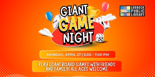 Giant Game Night at Patterson Branch Library