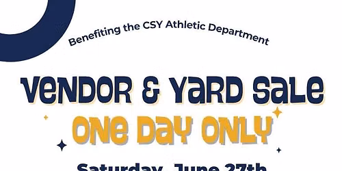 Vendor & Yard Sale Fundraiser 