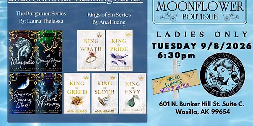 Spicy Book Club 9.8.26 6:30pm
