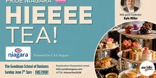 Pride Niagara Hieeee Tea: Presented by CAA Niagara - FREE EVENT