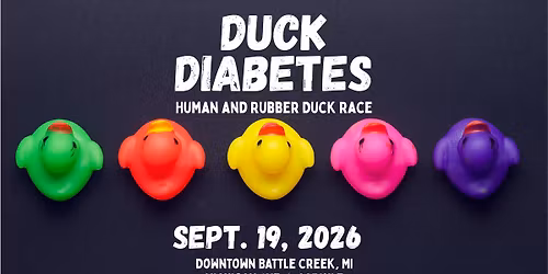 Duck Diabetes - Human and Rubber Duck Race