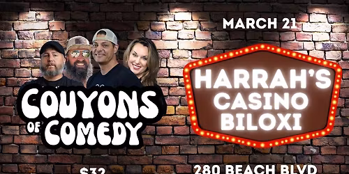 DJ Rhett and the Couyons of Comedy at Harrah's Casino in Biloxi