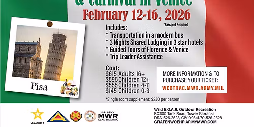 Travel to Italy with MWR \ud83c\uddee\ud83c\uddf9