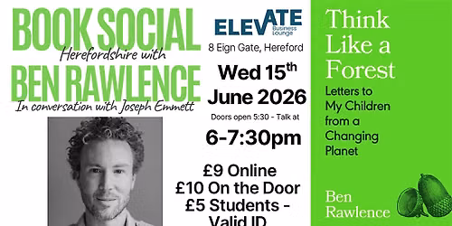 Ben Rawlence @Book Social Herefordshire