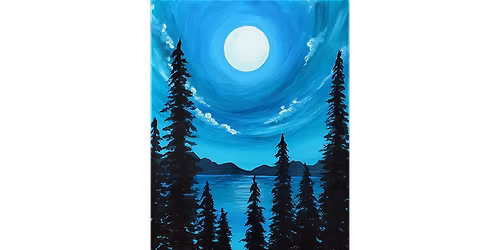 Moon Glow Forest - Paint and Sip in Chicago | Classpop!\u2122