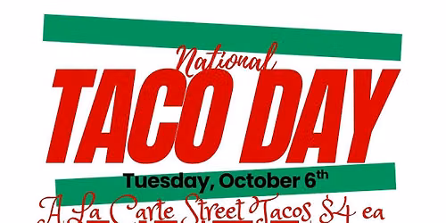 National Taco Day @ Osorio's