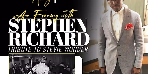 Stephen Richard Tribute to Stevie Wonder & Donny Hathaway Saturday 8\/1