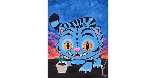 Derpy Demon Tiger - Paint and Sip in San Antonio | Classpop!\u2122